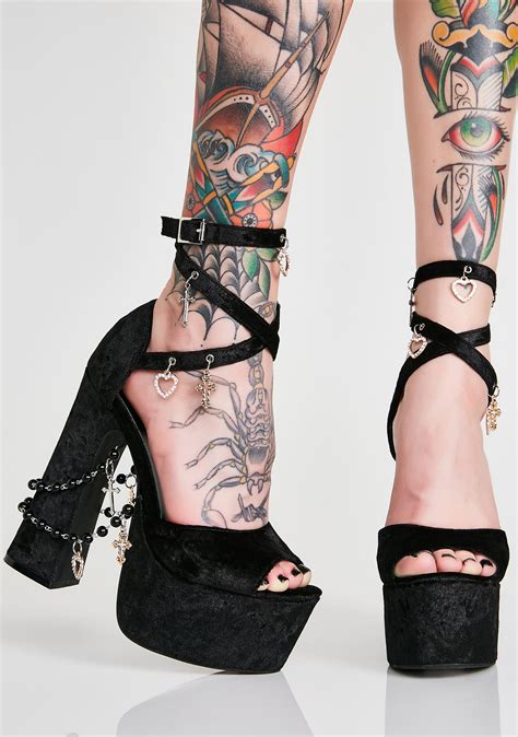 dolls kill platform heels